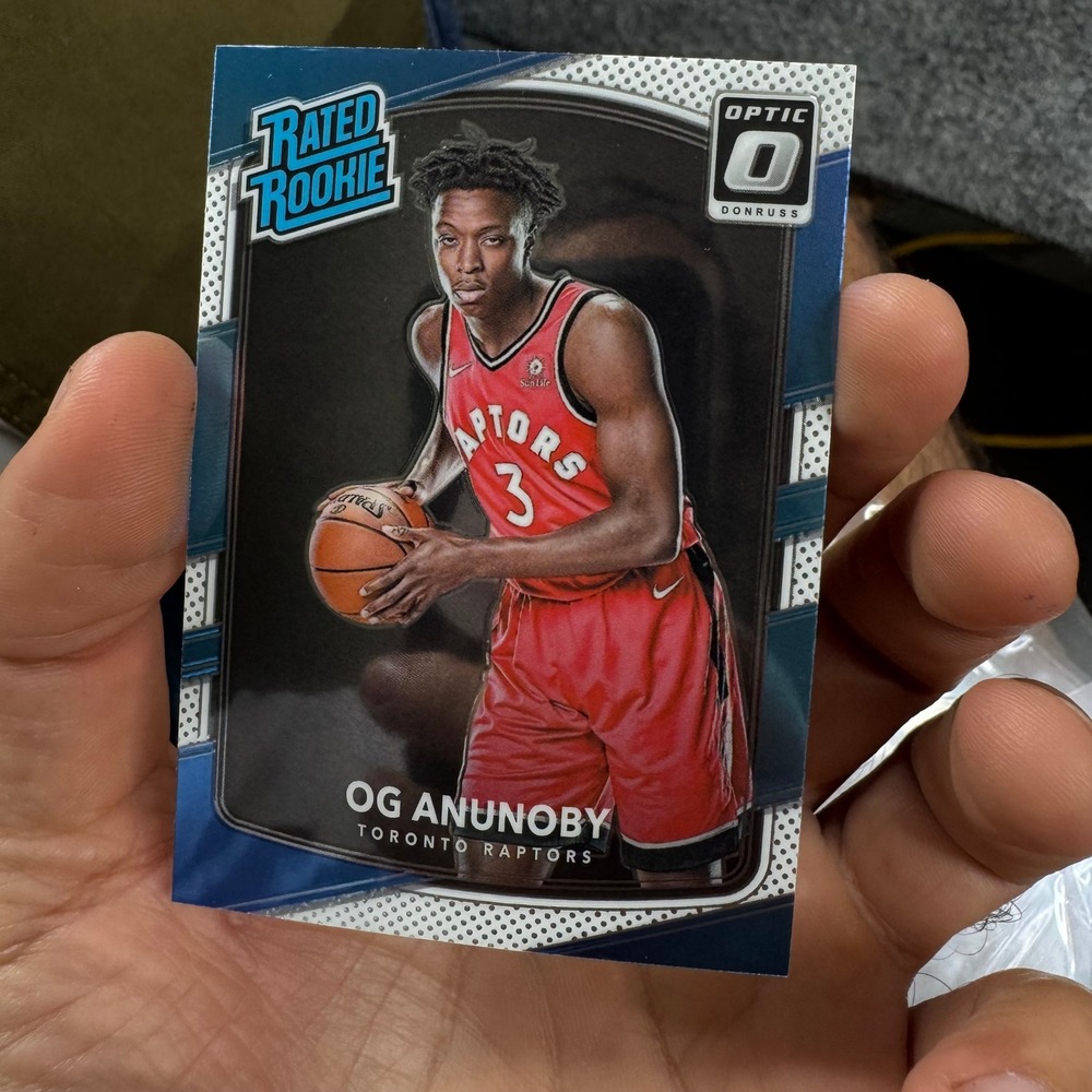 Panini Trading Card OG Anunoby OS 2017-18 Donruss Optic Rated Rookie Raptors 178